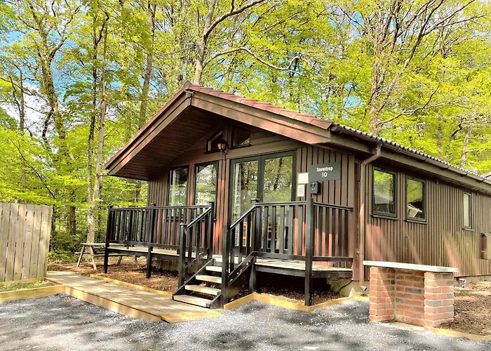 Snowdrop 10-Hot Tub-Woodlandlodges-St Clears-Pembrokeshire